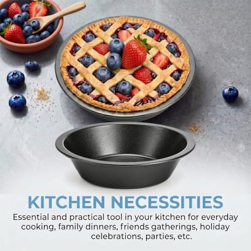 5 inch Pie Tin, 4 Pack Small Pie Pan for Oven and Instant Pot Baking
