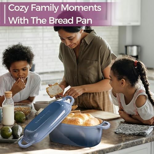 4.6-Quart Oval Dutch Oven for Bread Baking