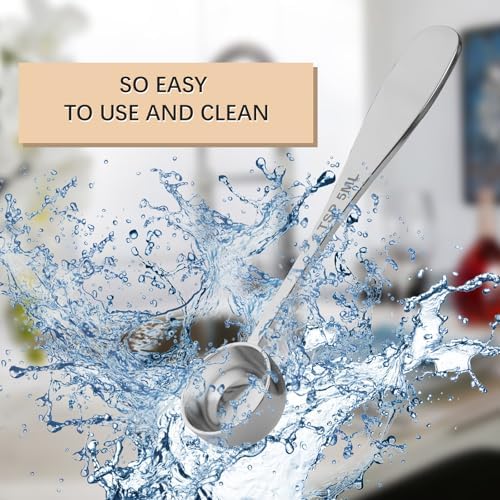 1PCS 1TSP(5ML) Measuring Spoon, 18/8(304) Stainless Steel Tablespoon