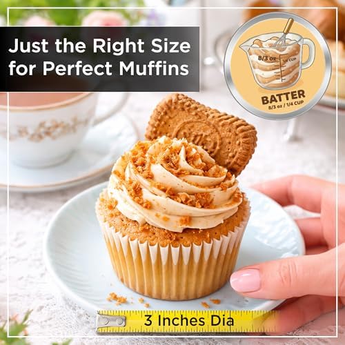 Wrenbury Set of 2 Deep Muffin Pan 12 Cup - Nonstick Cupcake Tin 1.4in Wells