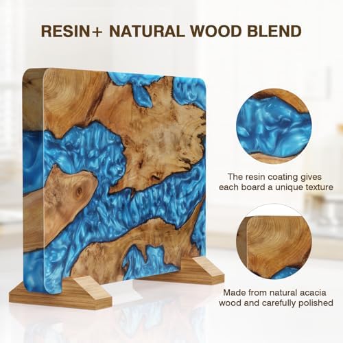 HOSHANHO Resin Magnetic Knife Block, Double Sided Magnetic Knife Holder