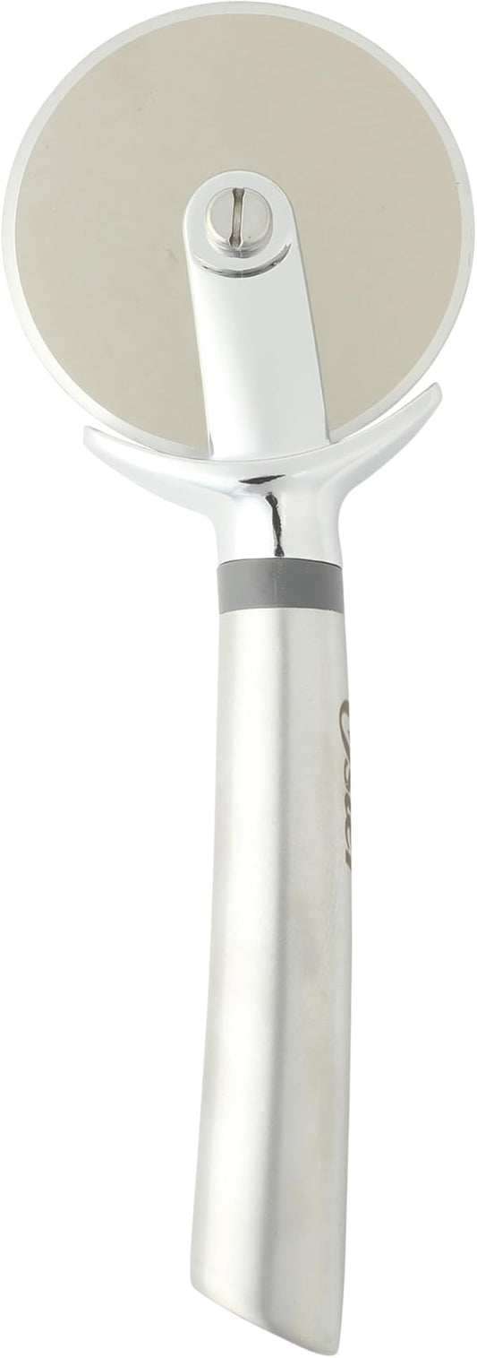 Oster Chadswyck 8.7” Pizza Cutter, Stainless Steel Pizza Wheel, Sharp Rolling Blade, Ergonomic Handle, Dishwasher Safe
