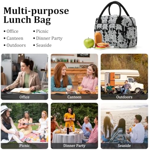 MEXS Insulated Lunch Bag for Women Men Large Reusable Lunch Box Adult Leakproof Portable Cooler Tote Bags for Work Picnic