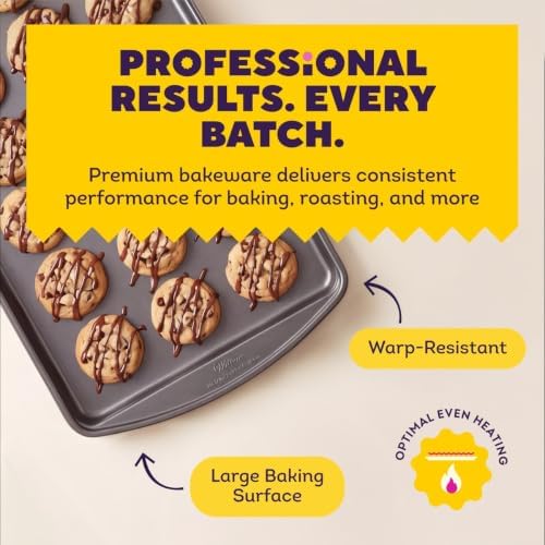 Wilton Platinum Non-Stick Large Baking Sheet, Made Without PFAS, 11x17 in.