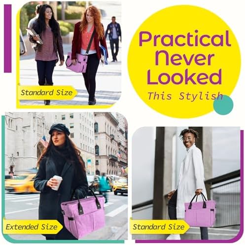Classy Insulated Lunch Bags for Women, Large Lunch Box for Work & Picnic