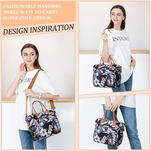 Hibiscus Lunch Box for Women Adult Insulated Lunch Bag Ladies Lunch Tote Bag for Work Loncheras para Mujer de Trabajo