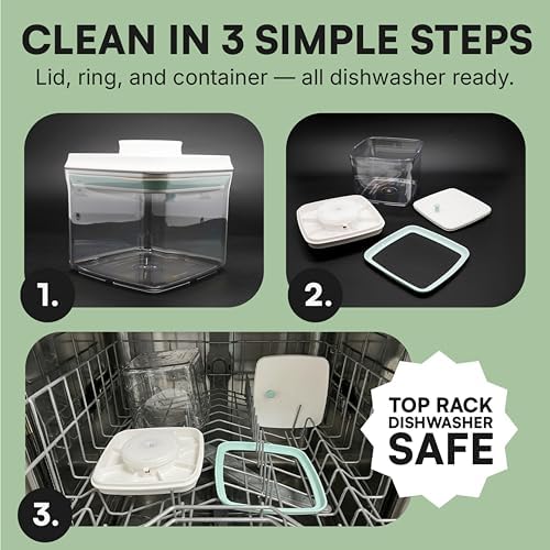 Bop Top Airtight Food Storage Containers | Pop-Top Lid | 2 Cups / 16 Oz