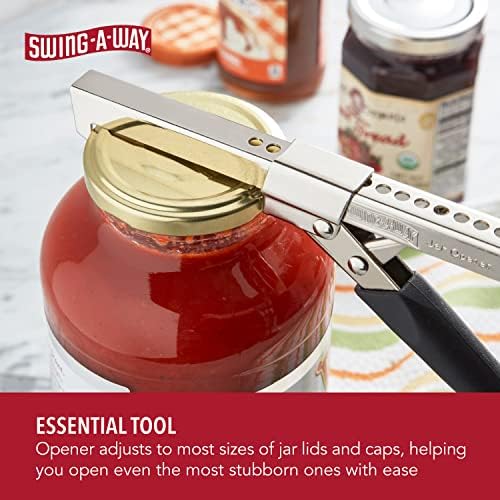 Swing-A-Way Comfort Grip Jar Opener - Black