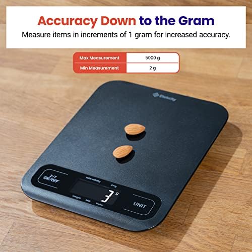 Etekcity Food Kitchen Scale, Digital Grams and Ounces, Large