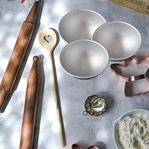 Cake Sphere Pan 8 Inch 3D Half Ball Cake Pan to Create Any Ball Shaped Cake Soccer Shaped Baking Pans DIY Birthday Spher