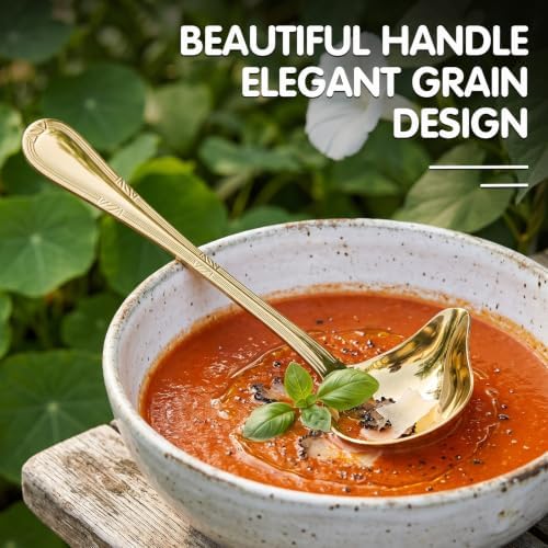 Patelai 2 Pcs Small Ladle Gravy Spoon Drizzle Spoon 1 oz Stainless Steel