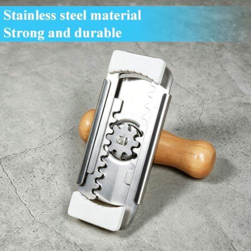 Jar Opener for Seniors with Arthritis & Weak Hands, Easy Twist Jar Openers, Adjustable Multifunctional Jar Lid Opener, Jar Bottle Cap Opener Gripper, Useful Gifts for Elderly/Women/Men (Oak)