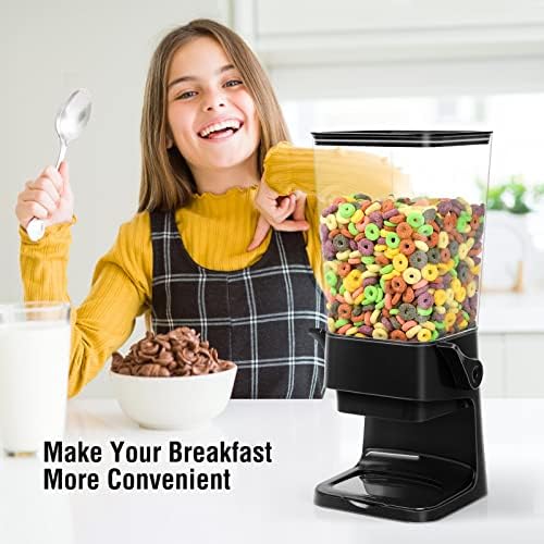 Cereal Dispenser Countertop 2 Pack 5.5 Qt Large Cereal Storage Container
