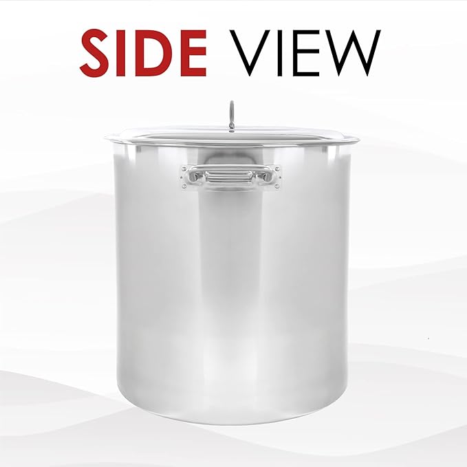 Concord Cookware Stainless Steel Stock Pot Cookware, 40-Quart