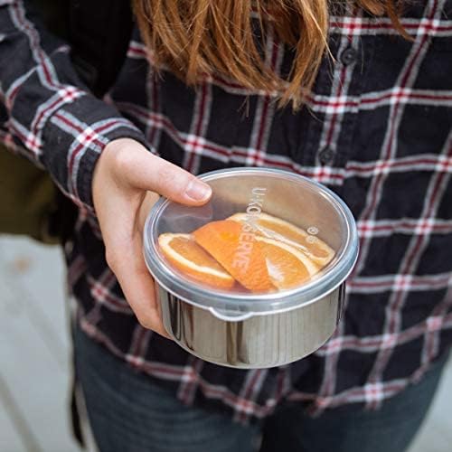 U-Konserve 15 oz Stainless Steel Bento Box Food Container Clear