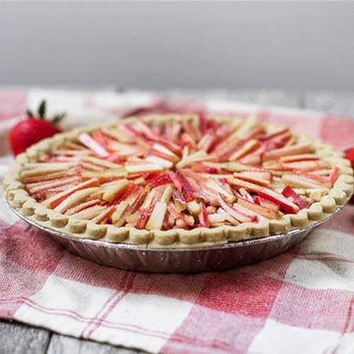 Round Aluminum Pans with Lids (30 Pack) - 7 Inch Disposable Pie Pans - Round Aluminum Foil For Baking, Grilling, Cooking, Storing, Prepping - Pie Tins with Lids