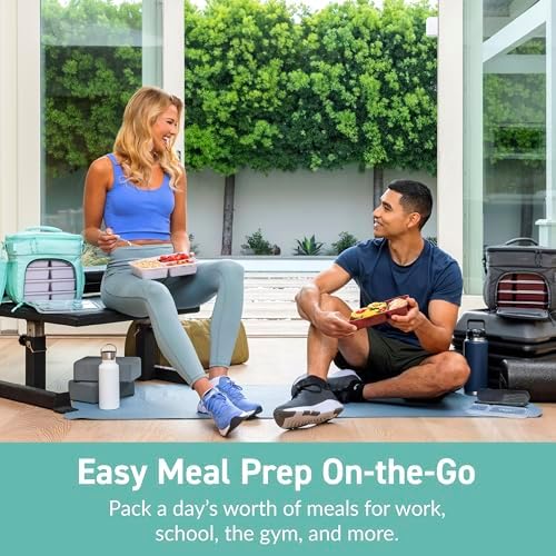 Bentgo Prep Deluxe Insulated Meal Prep Lunch Bag for Adults, Holds 5 Meals