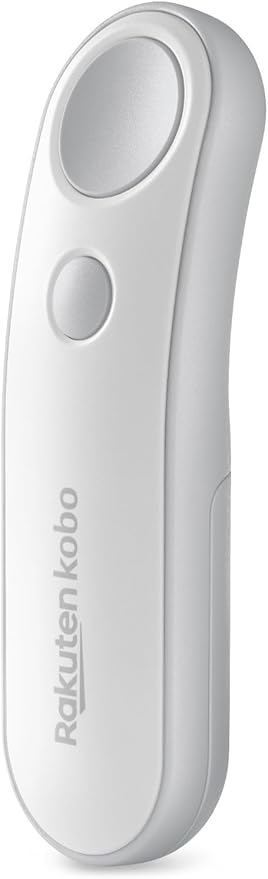 Kobo Remote | Page Turner | Compatible with Kobo eReaders | Hands Free Reading | Ergonomic | Bluetooth® Connection | White