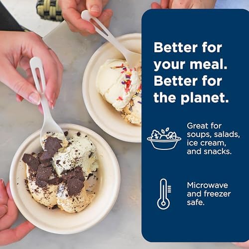 World Centric Compostable Paper Bowls, 11.5 Oz (Pack of 250)