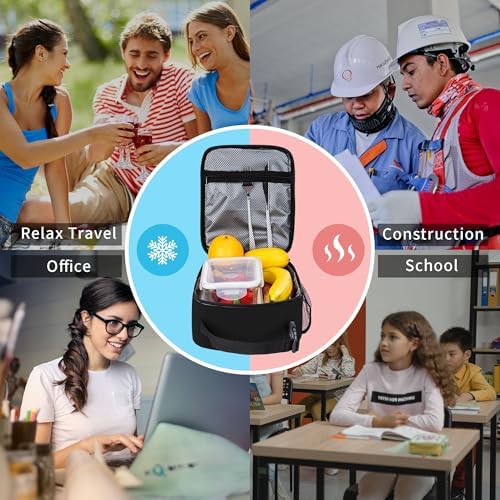 Axolotl Insulated Lunch Box for Kids, Small Cooler Lunch Bag lunchbox for School, Toddler Lunch Box for Girls boys, Waterproof Durable Portable Lunch Tote Bag Food Container for Travel Picnic Work