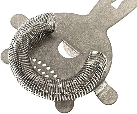 Barfly Heavy-Duty Spring Bar Strainer w/4 Prongs, One Size, Vintage