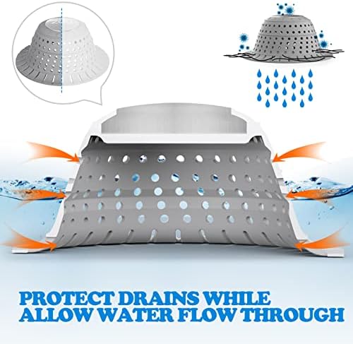 zaa Shower Drain Hair Catcher Bathtub Drain Cover Strainer Protector