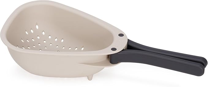 Joseph Joseph Droplet Mini Colander with Folding Handles, Kitchen Strainer for Small Vegetable, Fruits & Berries, Space-Saving