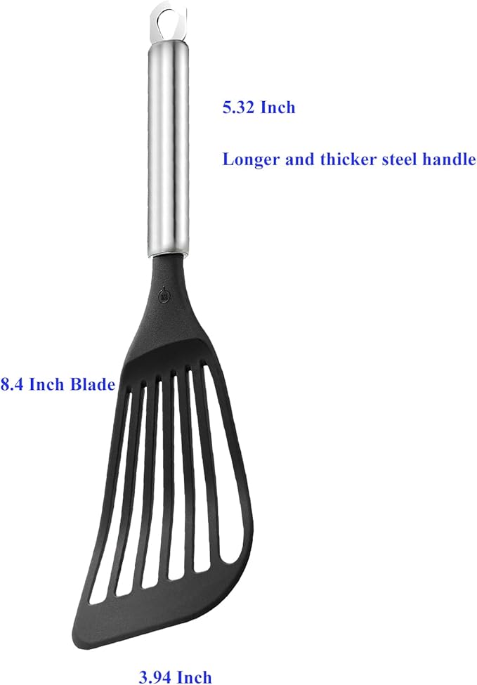 Tenta Kitchen Flexible Fish Turner Spatula, for Fish/Egg/Meat/Dumpling Frying