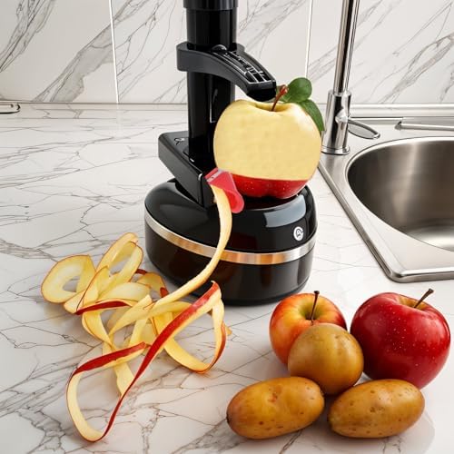 15 PCS Stainless Steel Replacement Blades, Electric Potato Cutter Accessory for Electric Rotating Potato Peeler Automatic Fruit Peeler Electrics Peeling Tool (Red)