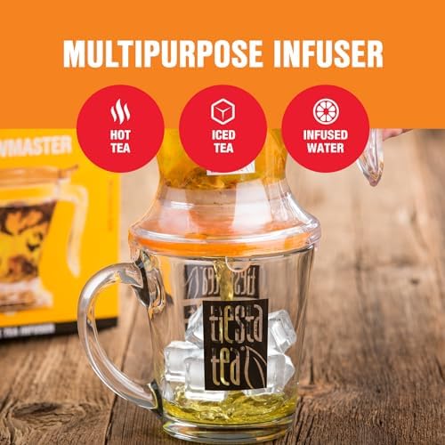 Tiesta Tea Brewmaster Infuser, Large Strainer for Loose Leaf Tea