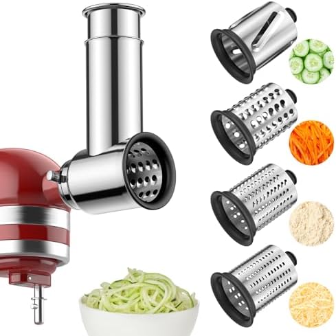HOZODO Slicer Shredder Attachment for KitchenAid Stand Mixer
