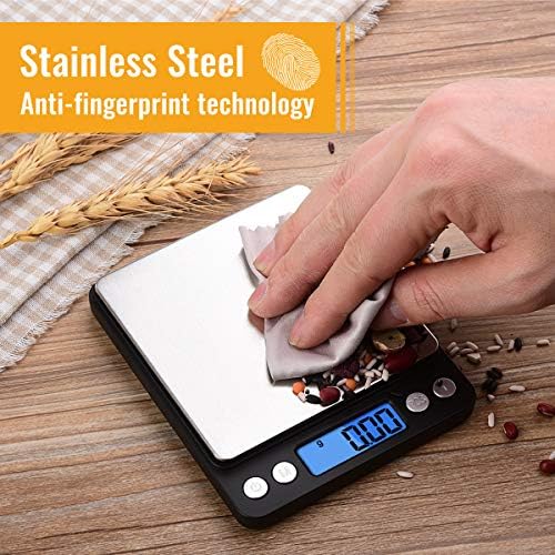Diyife Digital Kitchen Scale 500g/0.01g, High Precision Cooking Food Scale