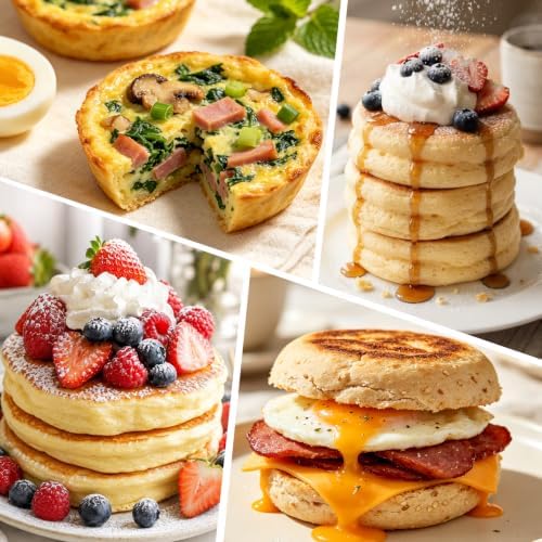 CAKETIME Jumbo Muffin Top Pan Non Stick,4 Inch Metal Frame Round Egg Baking Pan for Oven English Muffins, Whoopie Pies, Corn Bread, Egg Bites, Breakfast Sandwiches Tarts 2