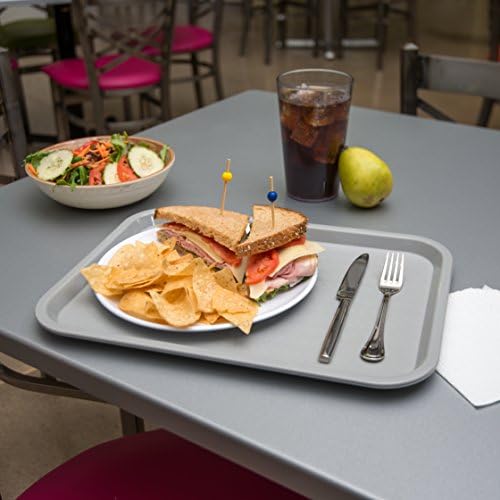 Carlisle Cafe Tray, Fast Food Restaurant Tray, 12 x 16, 1 Ct, Gray (Pack of 12)