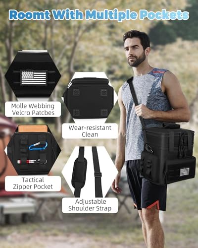 holuxer Lunch Bag & Lunch Box for Men - Tactical XLarge Soft