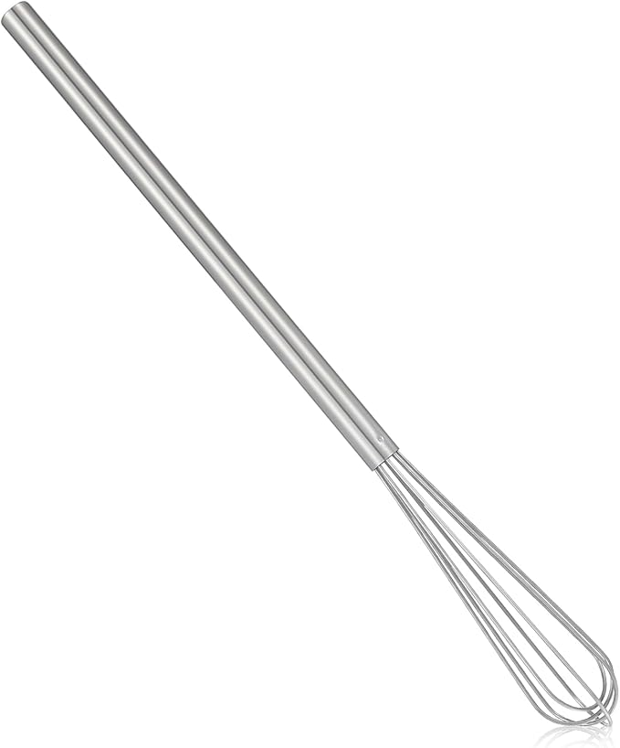 Small Whisk, 9.8in Stainless Steel Whisk Tiny Skinny Whisk for Cooking Whisking Blending Beating Stirring