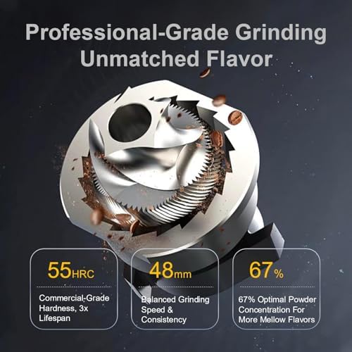 Gen 4 Electric Burr Coffee Grinder, Single Dose, Espresso, Black