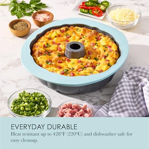 Chicago Metallic Silicone Fluted Cake Pan - 10 Inch
