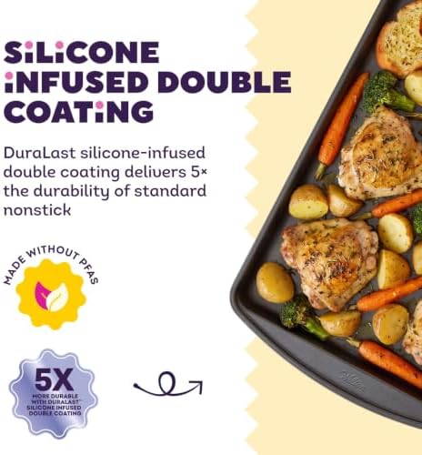 Wilton Platinum Non-Stick Large Baking Sheet, Made Without PFAS, 11x17 in.