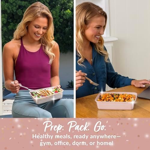 Bentgo Prep 1-Compartment Meal Prep Containers with Lids, 20 Piece Set