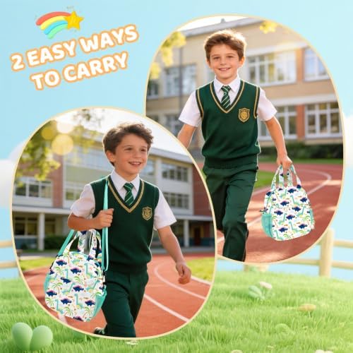 Lunch Bag for Kids 01 (dinosaur-001)