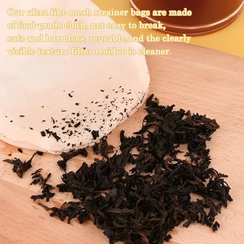 WMKGG Ultra Fine Mesh Strainer Bags, Reusable Mesh Filter Bags