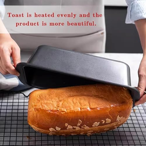 2PCS Small Loaf Pan for Baking Bread, 1lb Bread Loaf Tin, 7.5 x 3.5 x 2.4 inch Banana Bread Pans, Non-Stick Meatloaf Pan, Rectangular Bread & Loaf Tins for Ovens Air Fryer (Pack of 2)