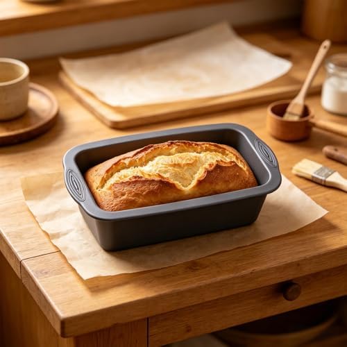 Silicone Bread Loaf Pan, 2 PCS Rectangular Baking Mold Pans