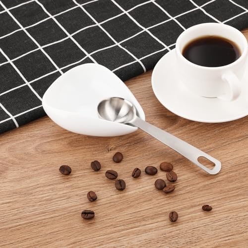 10ML / 2/3TBSP Measuring Spoons, 2 Pcs Stainless Steel Tablespoon, Small Metal Teaspoons for Measuring Dry and Liquid Ingredients