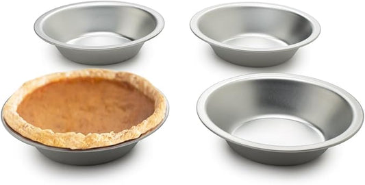 Fox Run Pie Pan Set, Tin-Plated Steel, 5-Inch, 4-Piece