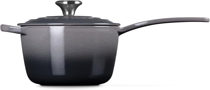 Le Creuset Enameled Cast Iron Signature Saucepan, 1.75 qt., Oyster