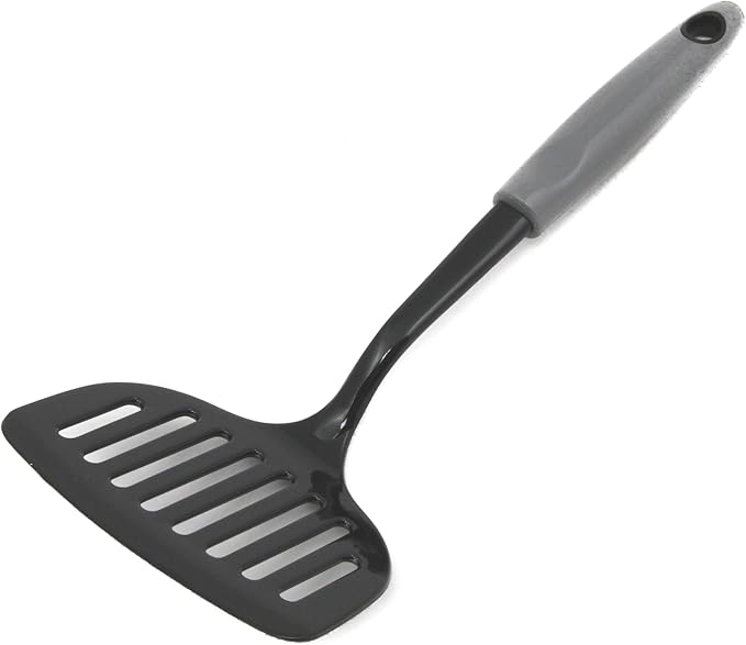 Chef Craft Select Nylon Jumbo Turner/Spatula, 12 inch, Gray