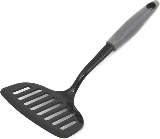 Chef Craft Select Nylon Jumbo Turner/Spatula, 12 inch, Gray