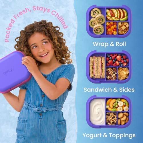 Bentgo Chill Kids 4-Compartment Bento Box Leakproof Lunch Box